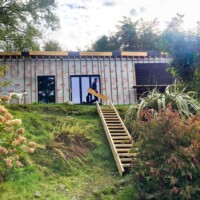 Started fitting the first of the external cladding.